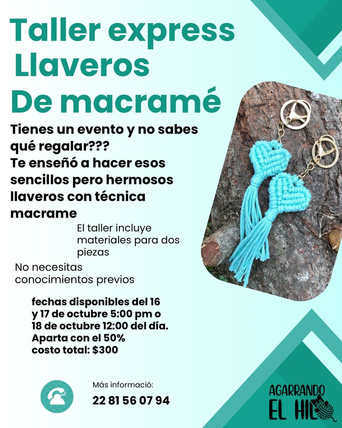 Taller Llaveros Macramé